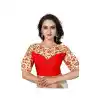 Red Color Heavy Benglori Silk Designer Readymade Blouse For Women - 297834578
