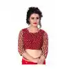 Maroon Color Pure Cotton Designer Readymade Blouse For Women - 297834580