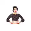 Black Color Pure Cotton Designer Readymade Blouse For Women - 297834581