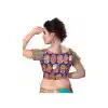Blue Color Pure Cotton Designer Readymade Blouse For Women - 297834586