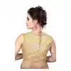 Golden Color Net Shimmer Designer Readymade Blouse For Women - 297834588