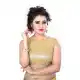 Golden Color Net Shimmer Designer Readymade Blouse For Women - 297834588