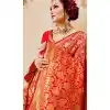 Red Color Banarasi Art Silk Traditional Wear Women Saree Blouse - 401548462