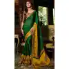 Shilpa Shetty Green Color Brasso Bollywoode Celebrity Party Saree Blouse - 402648609