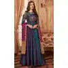 Tantalizing Green Color Tapeta Indo Western Designer Readymade Gown Suit - 403148687