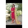 Prachi Desai Tv Actress Dark Pink Color Satin Georgette Party Salwar Kameez - 59118494
