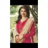 Prachi Desai Tv Actress Dark Pink Color Satin Georgette Party Salwar Kameez - 59118494