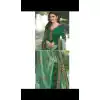 Prachi Desai Tv Actress Green Color Satin Georgette Party Salwar Kameez - 59118495