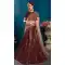 Brown Color Satin Resham Designer Sangeet Wear Lehenga Choli - 59068446