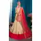 Cream Color Satin Resham Designer Sangeet Wear Lehenga Choli - 59068448