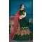Fashion Dark Green Color Satin Resham Designer Sangeet Wear Lehenga Choli - 59068450