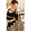 Black Color Georgette Floor Length Abaya Style Anarkali Salwar Kameez - 3322880