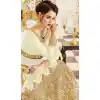 White Color Georgette Floor Length Abaya Style Anarkali Salwar Kameez - 3322887