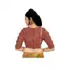 Maroon Color Pure Cotton Kalamkari Foil Print Designer Readymade Blouse - 404348811
