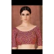 Designer Maroon Color Two Ton Silk Neck Readymade Blouse - 3553113