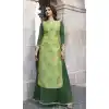 TV Actress Prachi Desai Light Green Color Jacquard Silk Ready Made Kurtis - 59408804