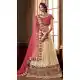 Cream Color Art Silk Designer Wedding Lehenga Choli For Women - 59418811