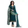 Bollywood Tv Star Prachi Desai in Teal Blue Color Crepe Salwar Kameez - 59428818