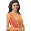 Bollywood Tv Star Prachi Desai in Yellow Color Crepe Salwar Kameez - 59428820