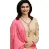 Bollywood Tv Star Prachi Desai in Cream Color Crepe Salwar Kameez - 59428824