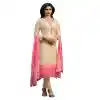Bollywood Tv Star Prachi Desai in Cream Color Crepe Salwar Kameez - 59428824