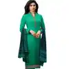 Bollywood Tv Star Prachi Desai in Sea Green Color Crepe Salwar Kameez - 59428826