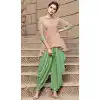 Tow Tone Peach Color Nylon Blend Readymade Designer Indo Western Dhoti Suit Online - 403648768