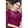 Purple Color Muslin Readymade Designer Indo Western Dhoti Suit Online - 403648769