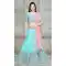 Fascinating C Green Color Net Embroidery Designer Girls Lehenga Choli - 403748771