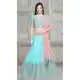 Fascinating C Green Color Net Embroidery Designer Girls Lehenga Choli - 403748771