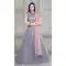 Elegant Grey Color Net Embroidery Designer Girls Lehenga Choli - 403748773