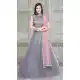 Elegant Grey Color Net Embroidery Designer Girls Lehenga Choli - 403748773