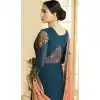 Designer Floor Length Blue Color Georgette Salwar Kameez - 59448843