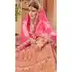 Baby Pink Color Satin Silk Embroidery Traditional Lehengas Choli For Women - 59528949