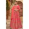 Dark Pink Color Satin Silk Embroidery Traditional Lehengas Choli For Women - 59528951