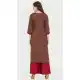 Ethnic Maroon Color Rayon Party Wear Ready Made Kurtis For Girls - 404548828