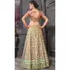 Peach Color Phantom Silk Traditional Designer Lehenga Choli - 409649586