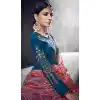 Gleaming Blue Color Pure Muslin Party Wear One Piece  Readymade Gown