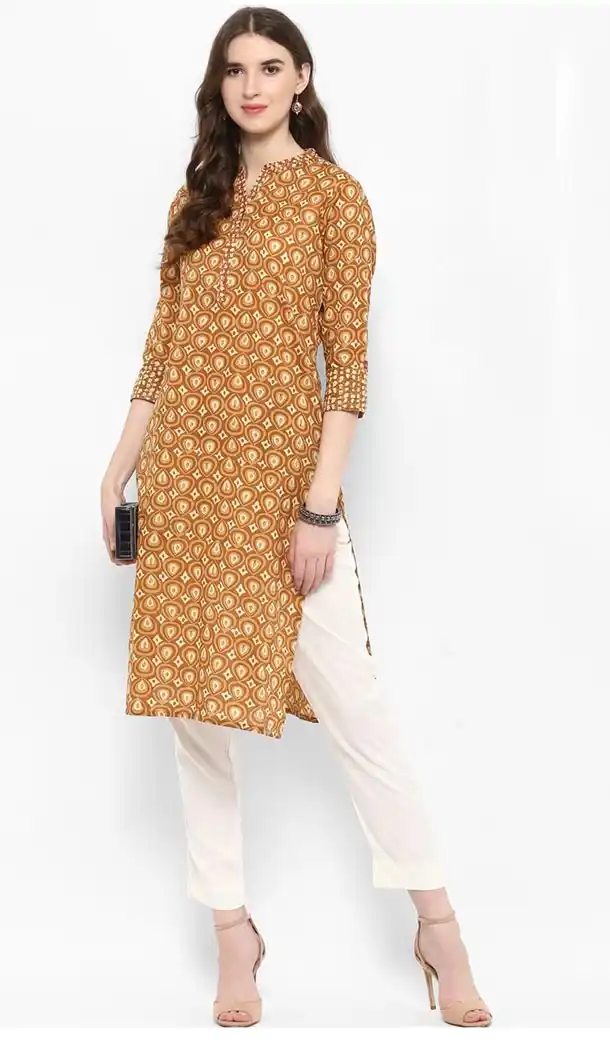 Melodic Multi Color Pure Cotton Party Wear Style Readymade Kurti - 410949771