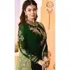 Dark Green Color Georgette Bollywood Celebrity Aysha Takia Salwar Kameez