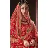 Red Color Pure Soft Silk Bridel Wear Designer Lehenga Choli