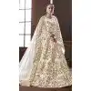 White Color Pure Soft Silk Bridel Wear Designer Lehenga Choli