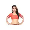 Reddish Color Silk Color Designer Plus Size Readymade Blouse