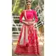 Charming Pink Color Silk Designer Heavy Wedding Wear Lehenga Choli - 420051156