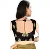 Black Color Silk Sleeve Less Party Wear Readymade Blouse