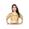 Chiku Color Silk 3/4 Sleeve Party Wear Readymade Blouse