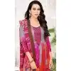 Bollywood Celebrity Karishma Kapoor Multi Color Pure Jaam Satin Salwar Kameez