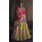 Adorable Parrot Green Color Banarasi Silk Bridel Wedding Chaniya Choli - 420851245