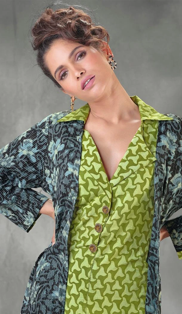 Flamboyant Multi Color Georgette Designer Wear Long Readymade Kurtis - 423051543