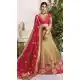 Golden Color Silk Jacquard Traditional Designer Lehenga Choli - 433553011